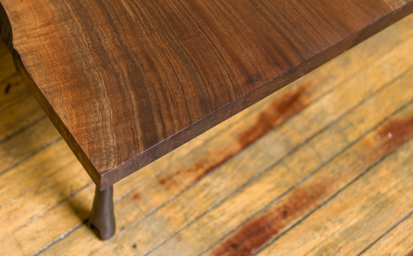 Massive Walnut Low Table.