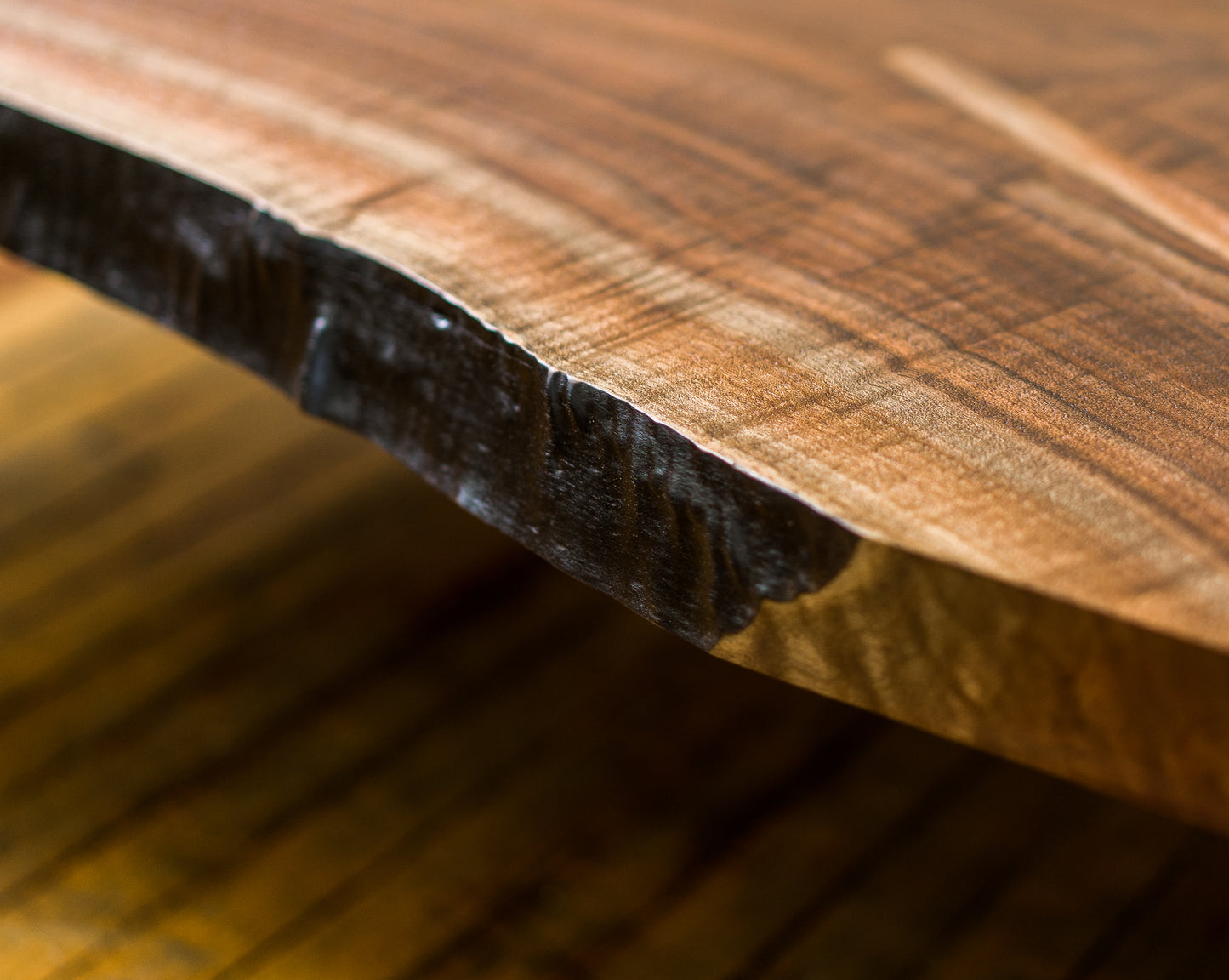 Massive Walnut Low Table.