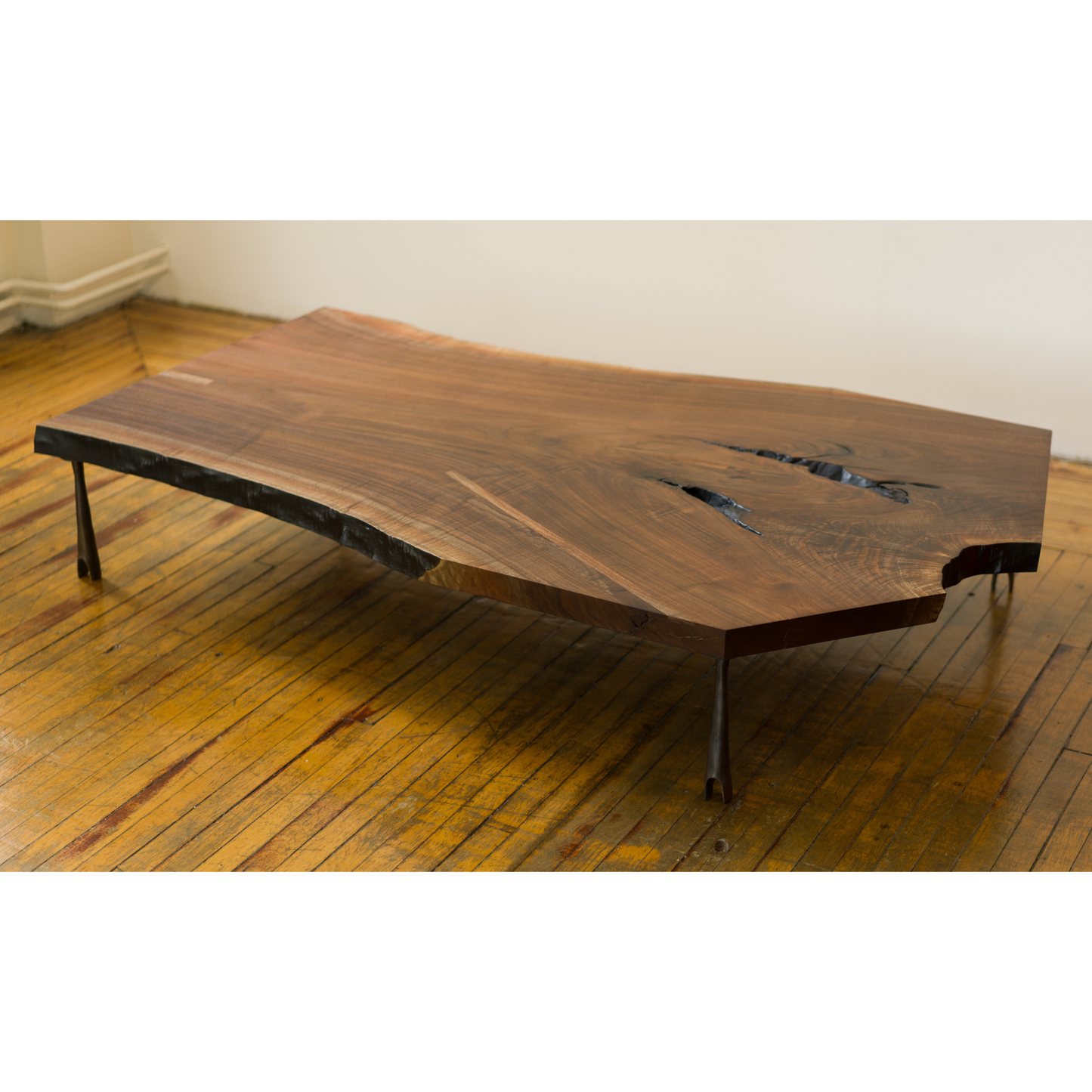 Massive Walnut Low Table.